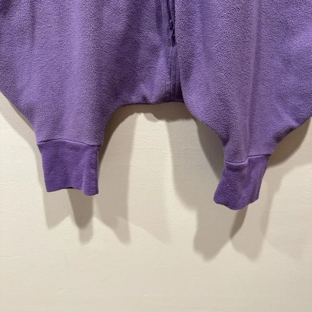 HALO SleepSack Wearable Blanket Fleece Purple Fairy Embroidered Toddler 2-3T